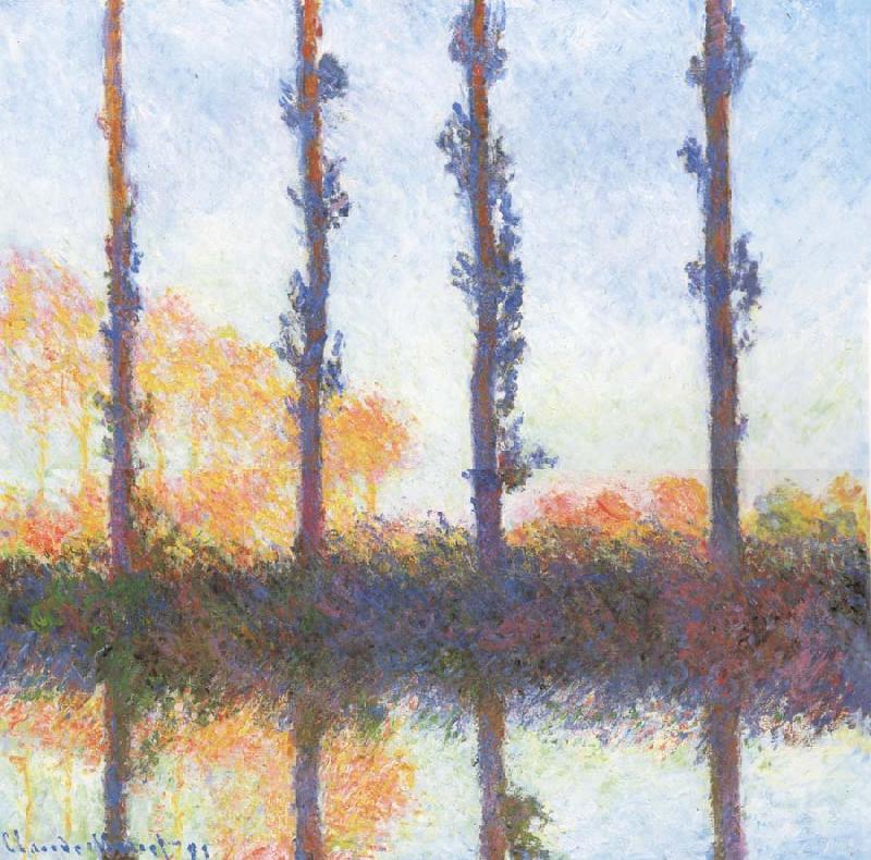 Claude Monet Les Peupliers France oil painting art